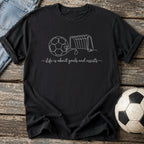 Goals Assists Line Art T-Shirt