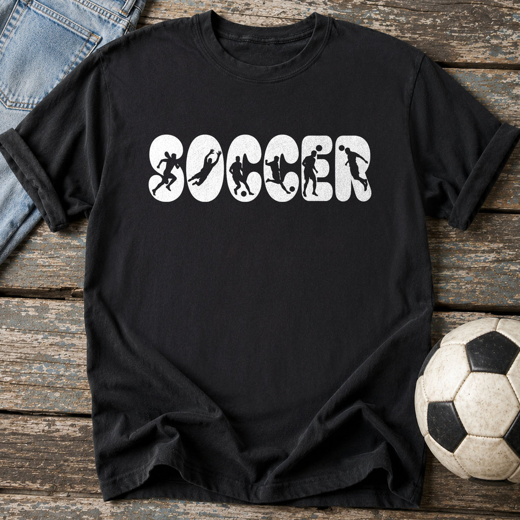 Soccer Stencil T-Shirt