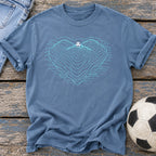 Soccer Heart Art T-Shirt