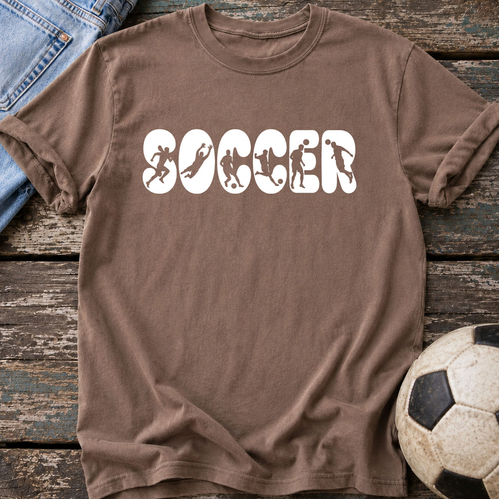 Soccer Stencil T-Shirt
