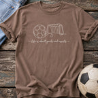 Goals Assists Line Art T-Shirt