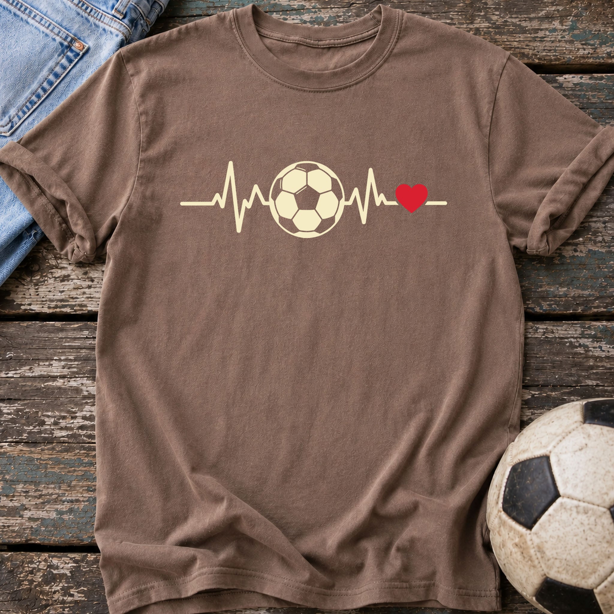 Soccer Heartbeat T-Shirt