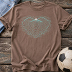 Soccer Heart Art T-Shirt