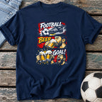 Football Beer Goal T-Shirt
