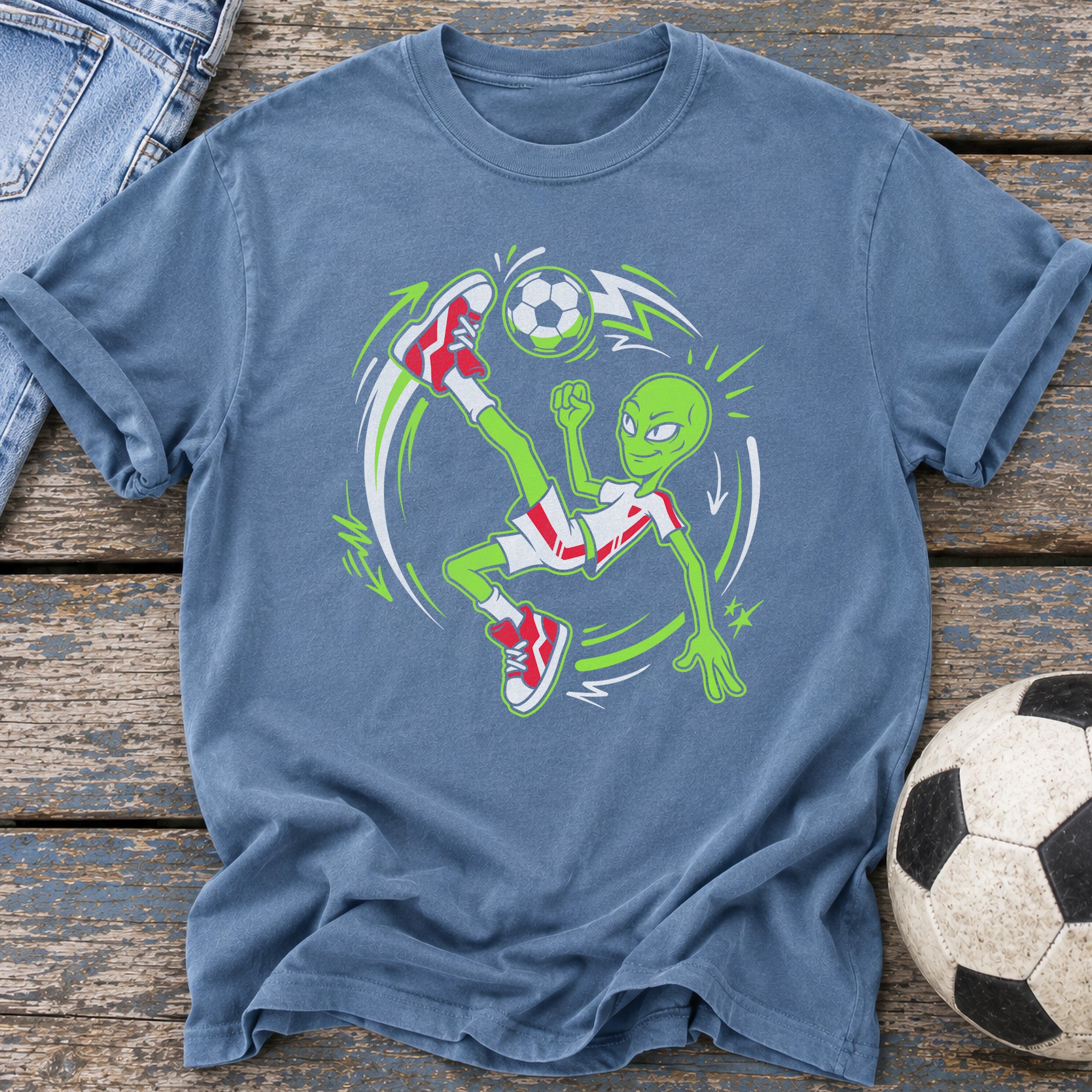 Alien Bicycle Kick T-Shirt
