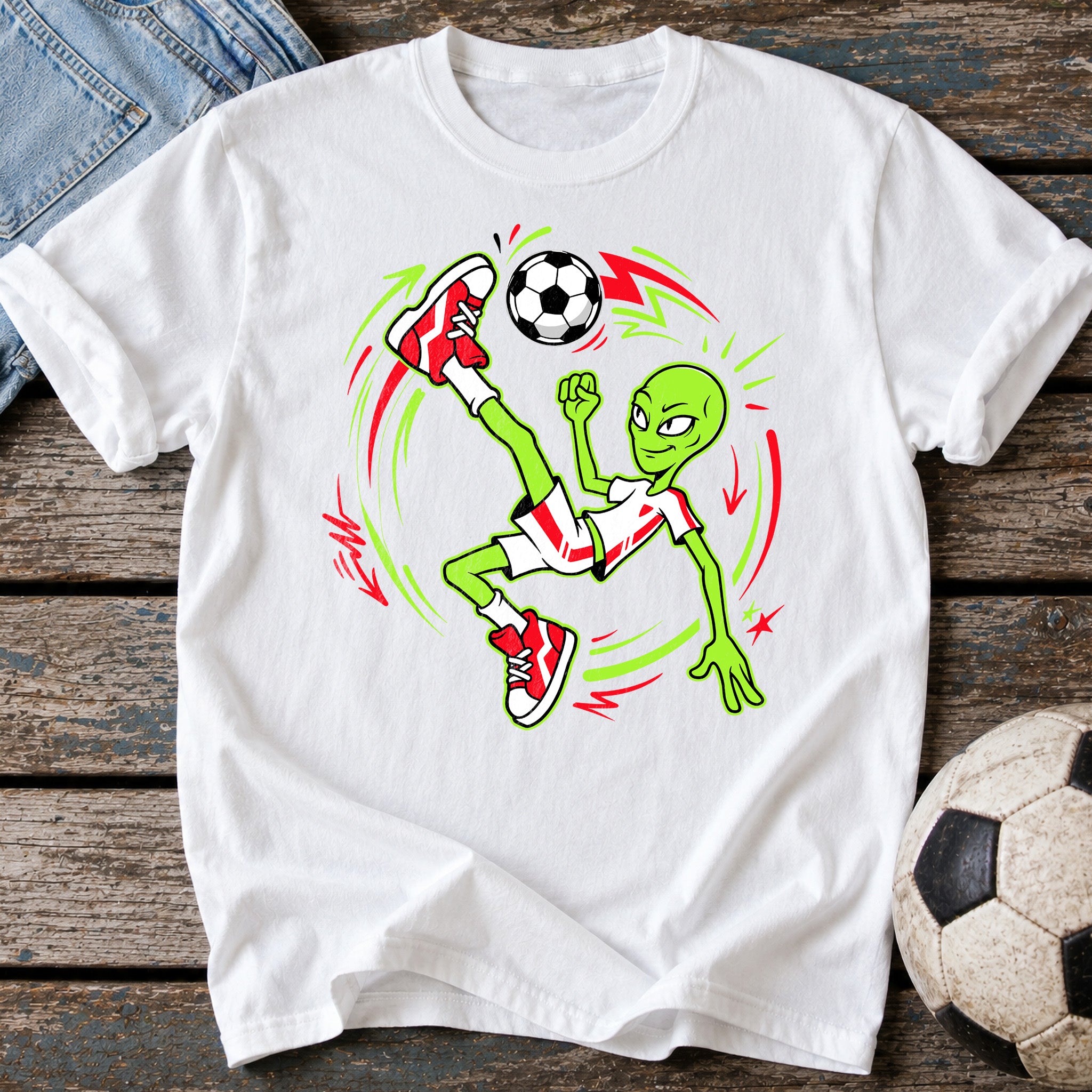 Alien Bicycle Kick T-Shirt