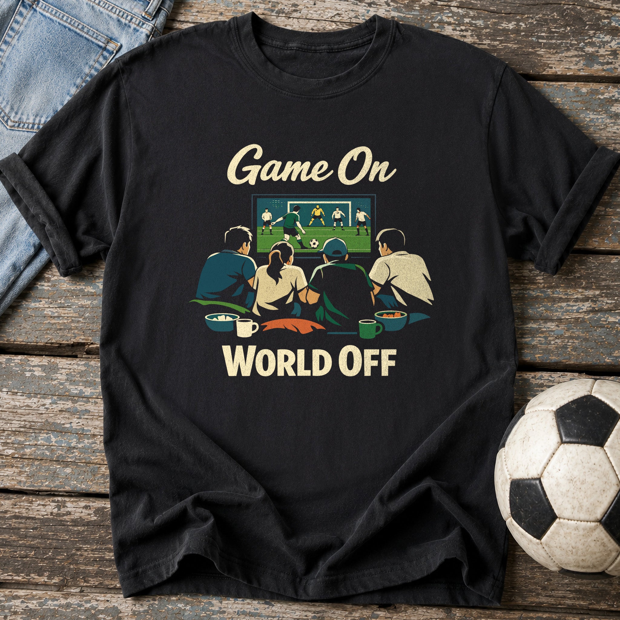 Game On World Off T-Shirt