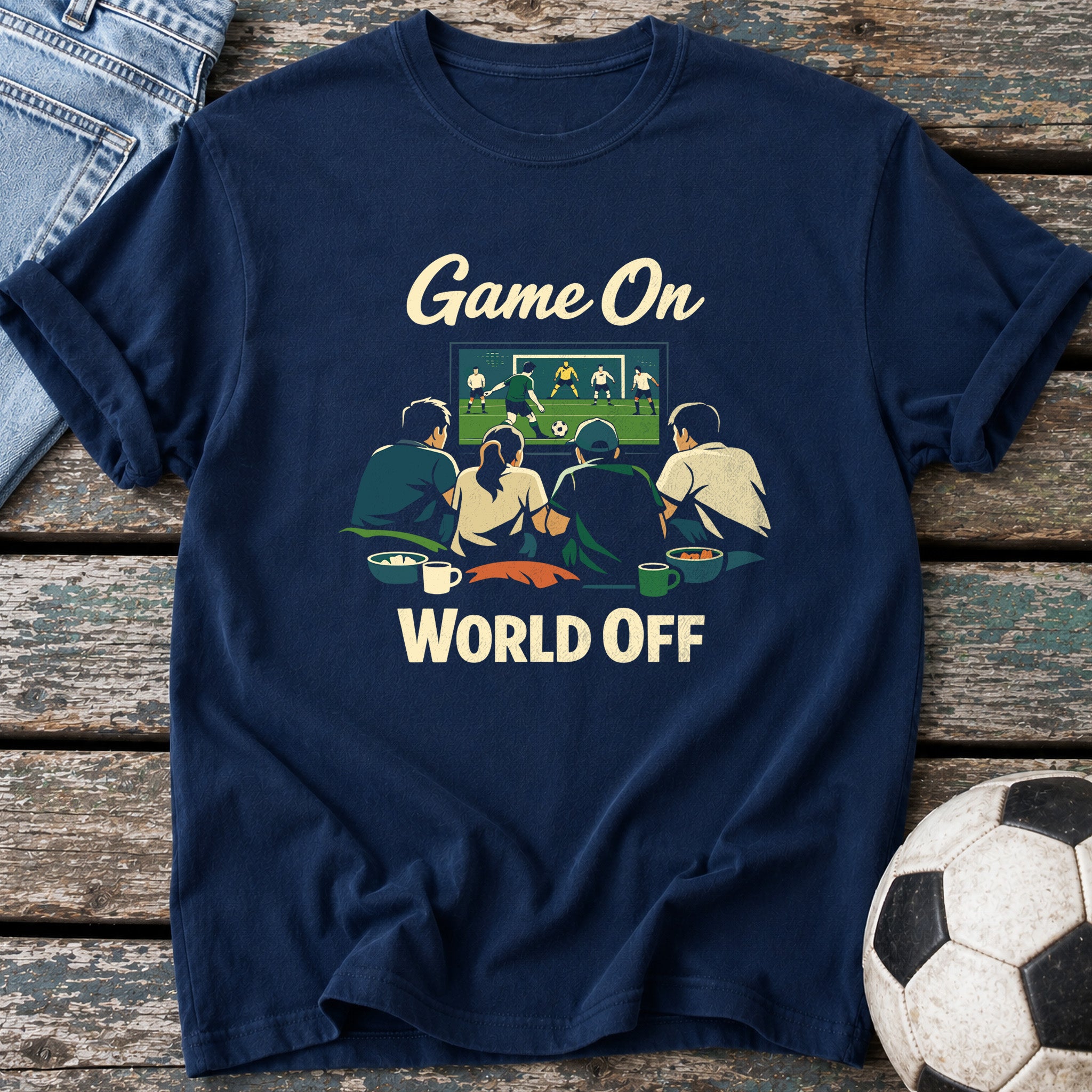 Game On World Off T-Shirt