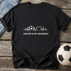 Soccer Is My Heartbeat T-Shirt