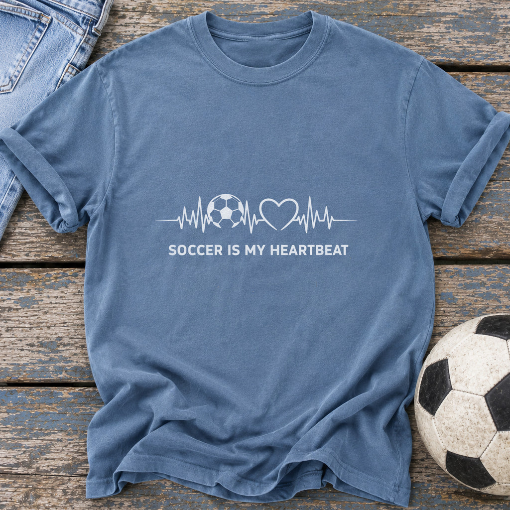 Soccer Is My Heartbeat T-Shirt