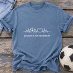 Soccer Is My Heartbeat T-Shirt