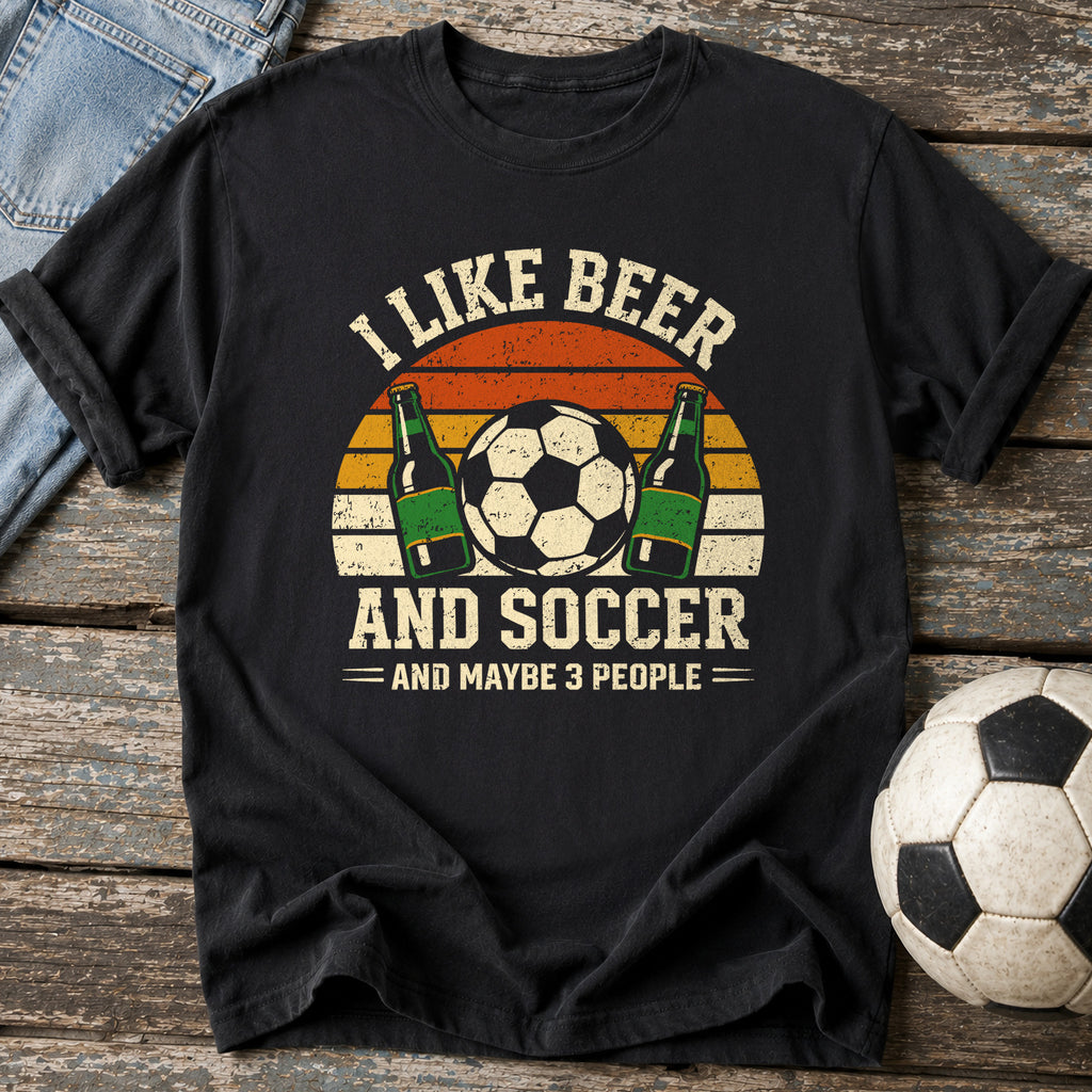 Beer Soccer 3 People T-Shirt