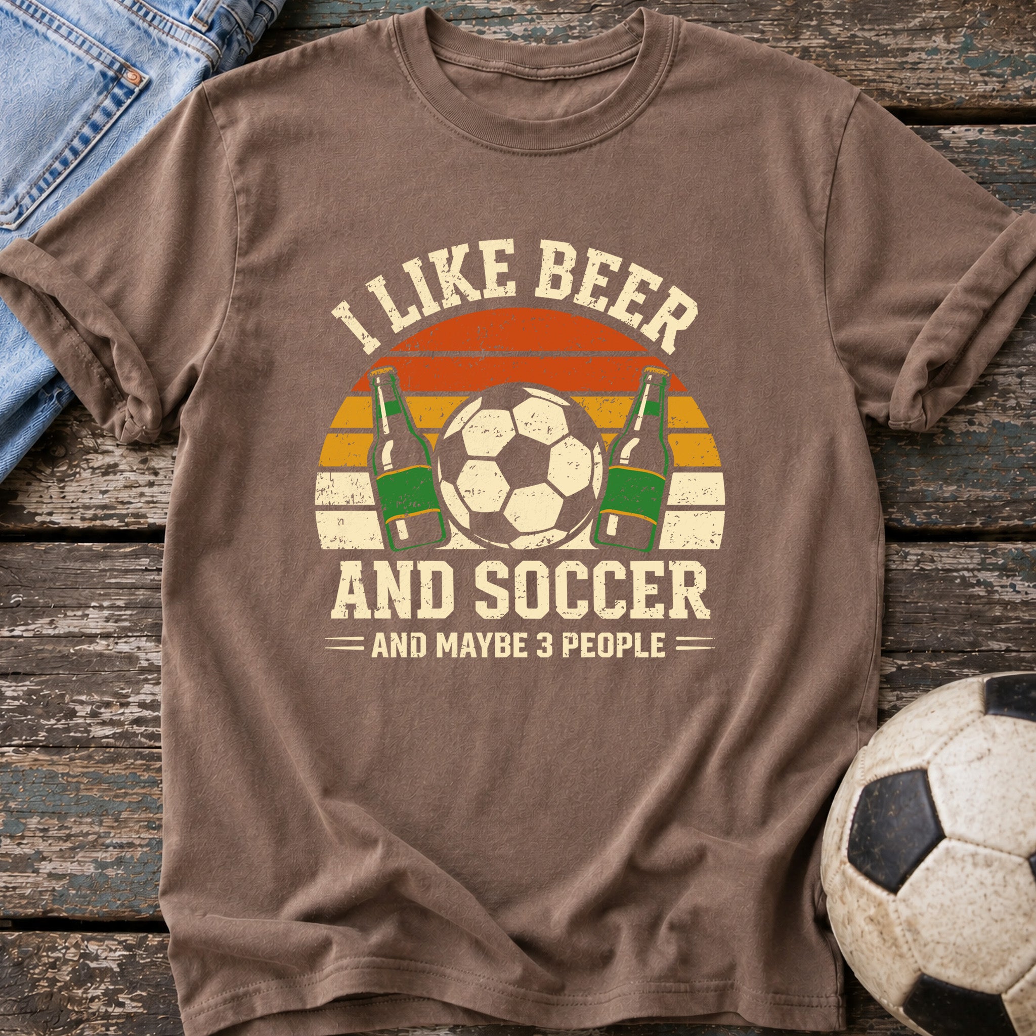 Beer Soccer 3 People T-Shirt