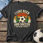 Beer Soccer 3 People T-Shirt