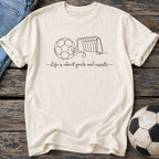 Goals Assists Line Art T-Shirt