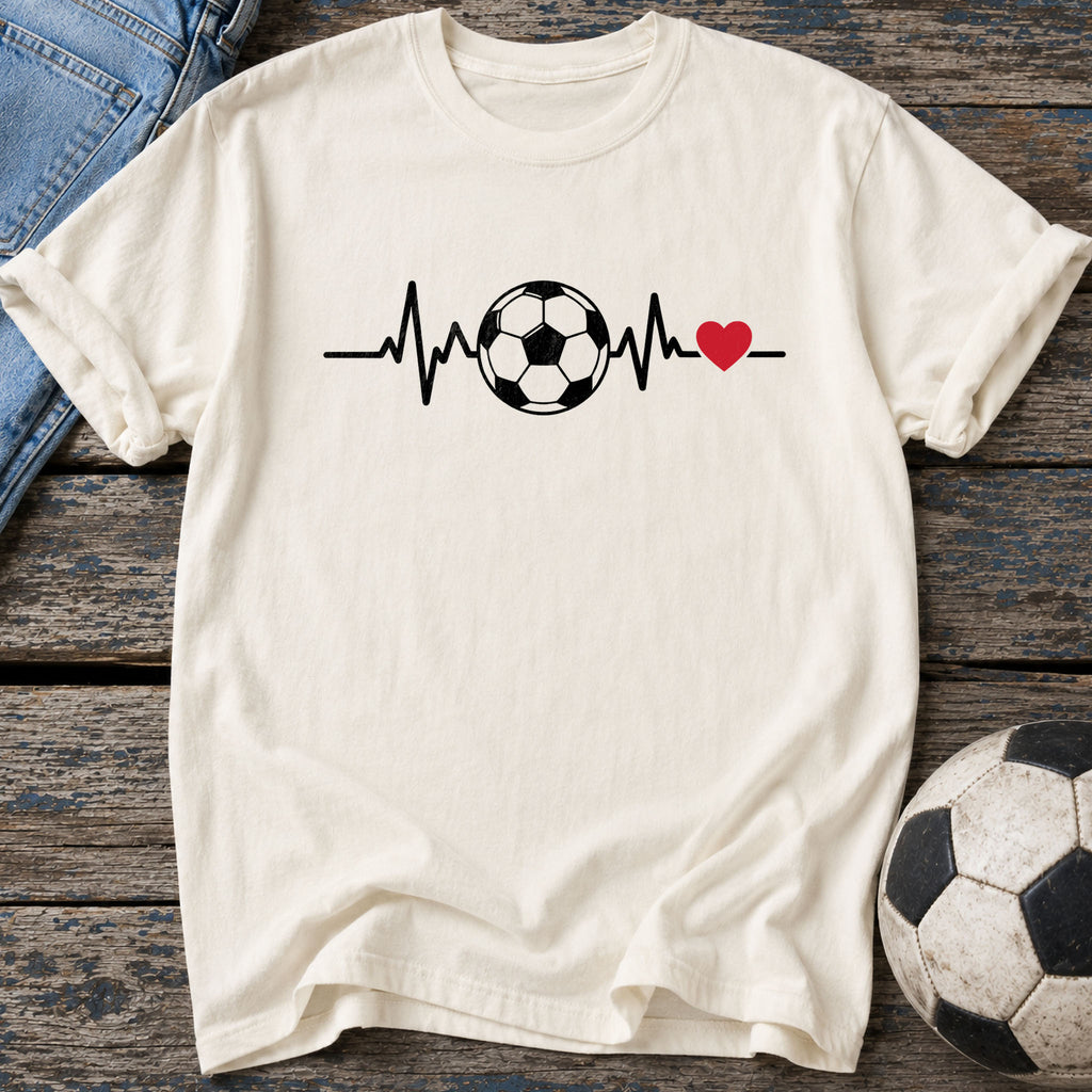 Soccer Heartbeat T-Shirt