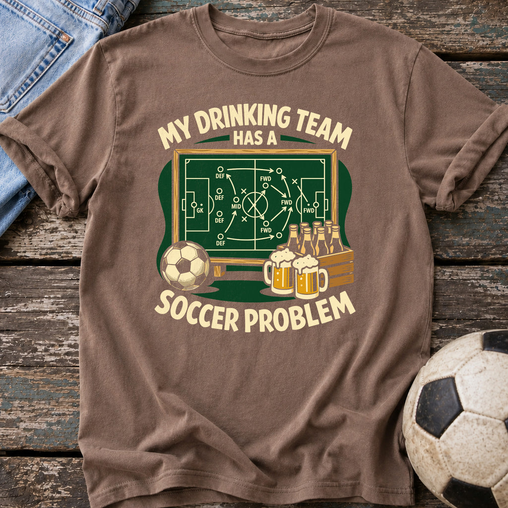 Drinking Team Soccer T-Shirt