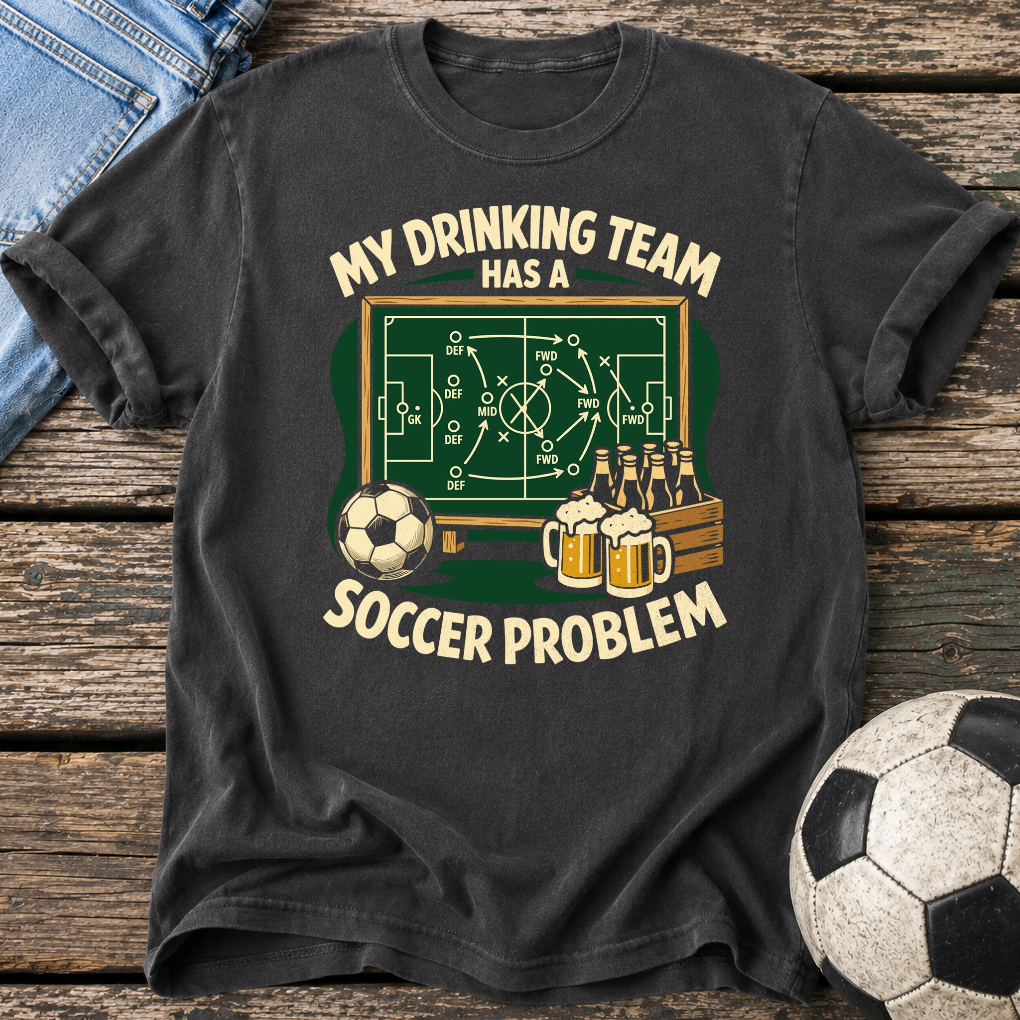 Drinking Team Soccer T-Shirt