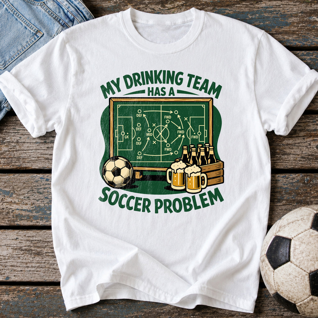 Drinking Team Soccer T-Shirt