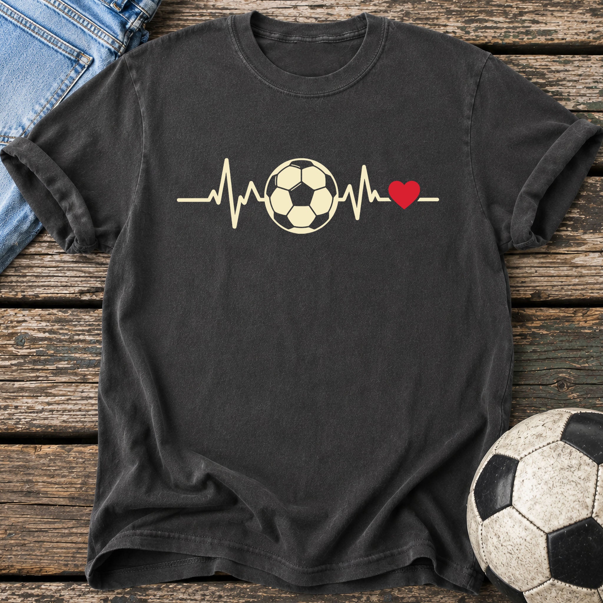 Soccer Heartbeat T-Shirt