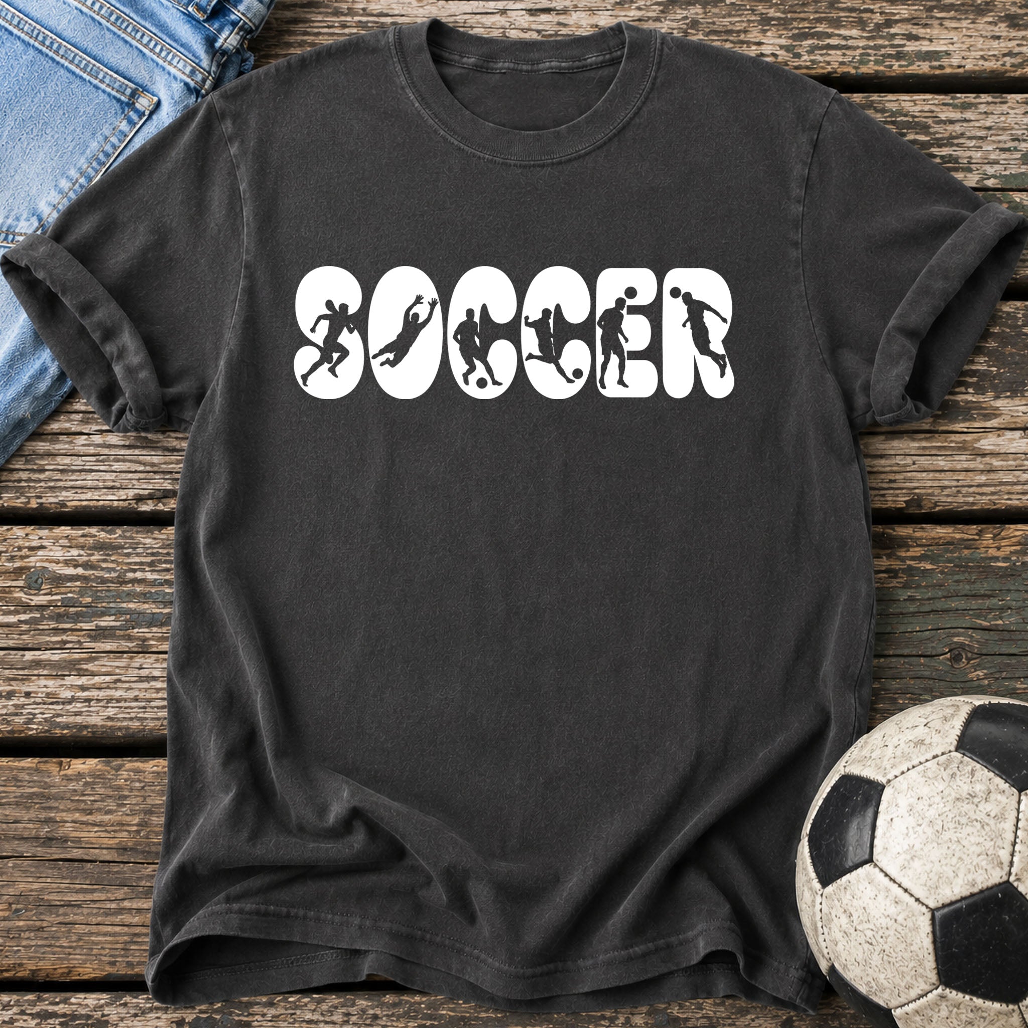 Soccer Stencil T-Shirt