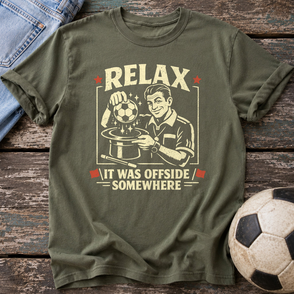 Relax It Was Offside T-Shirt