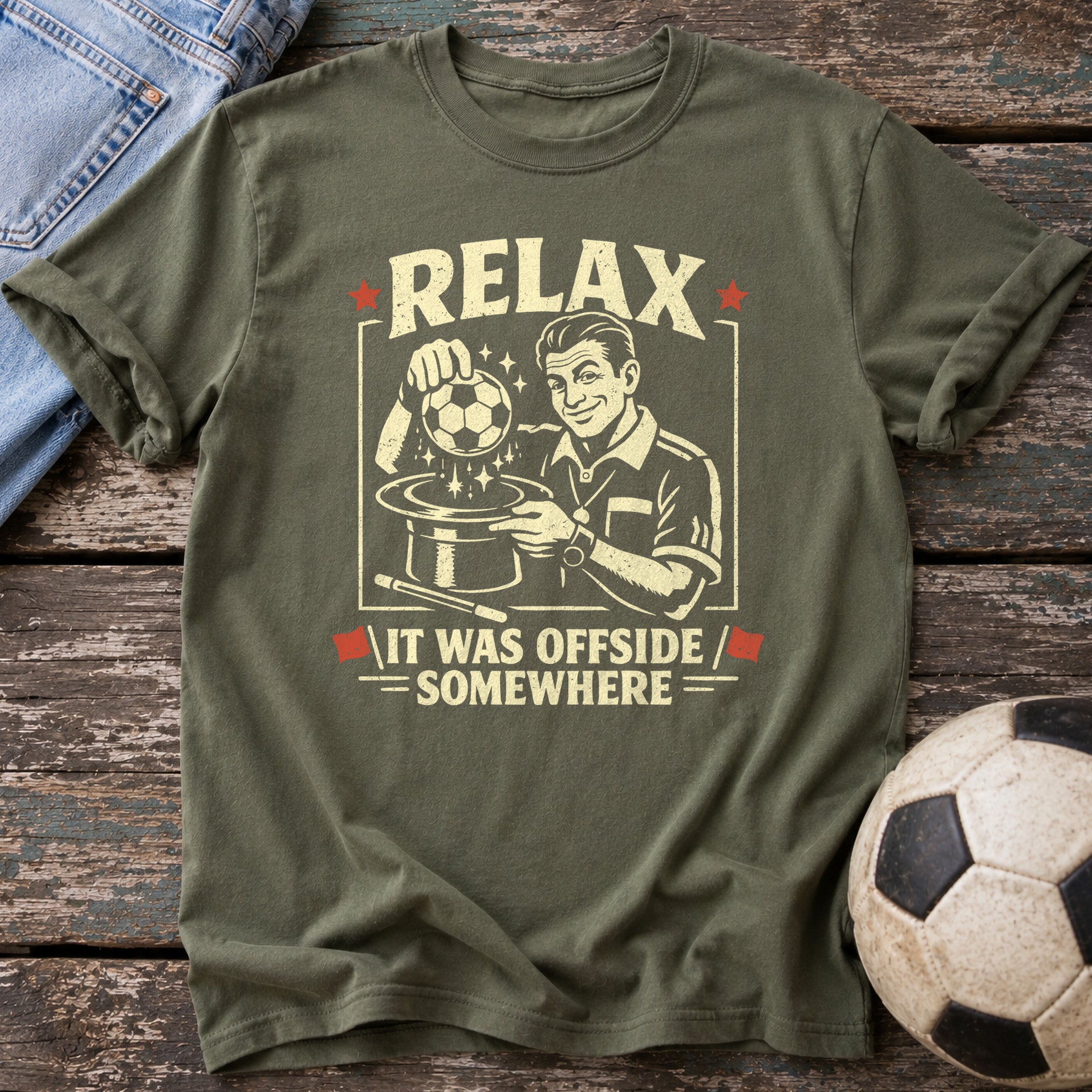 Relax It Was Offside T-Shirt