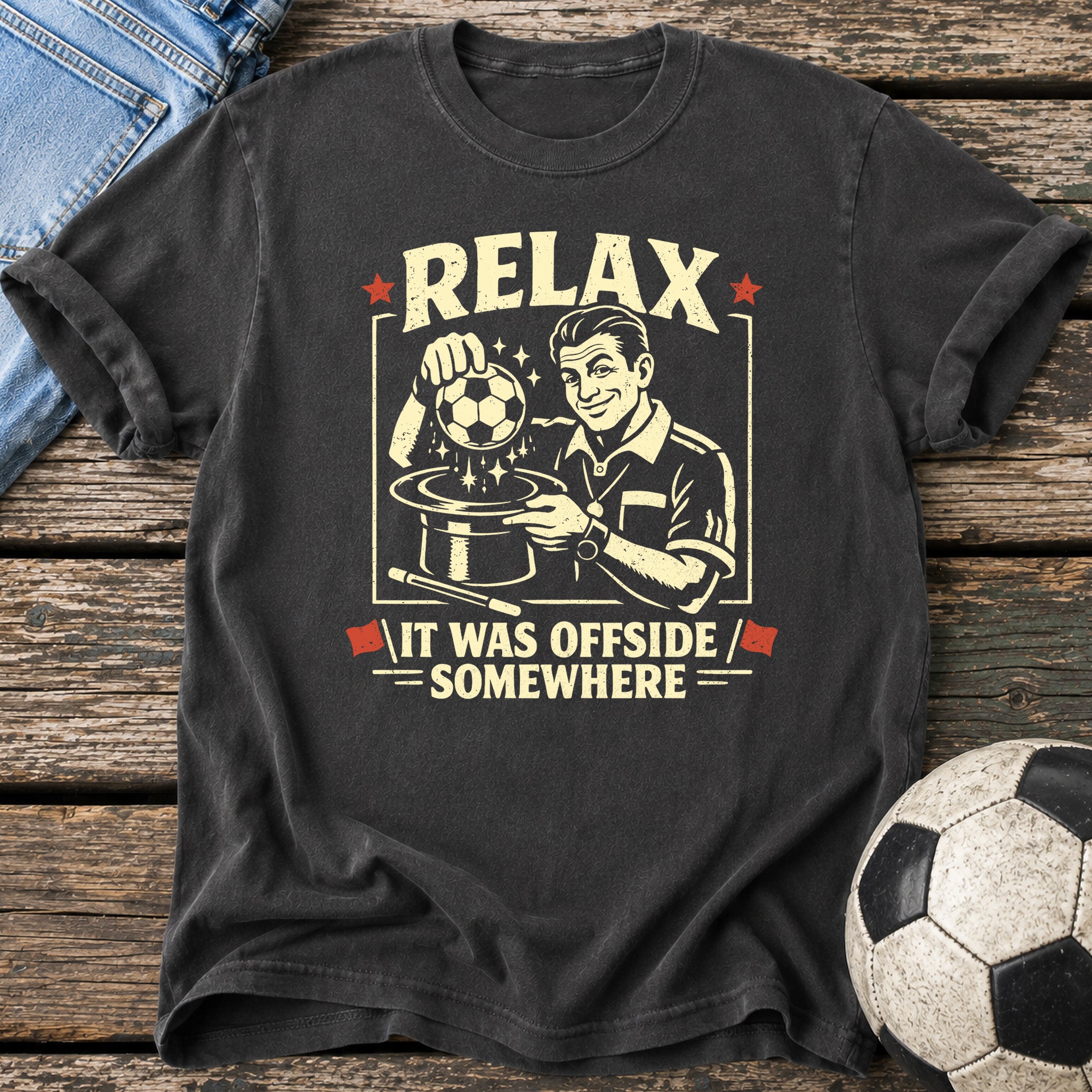 Relax It Was Offside T-Shirt