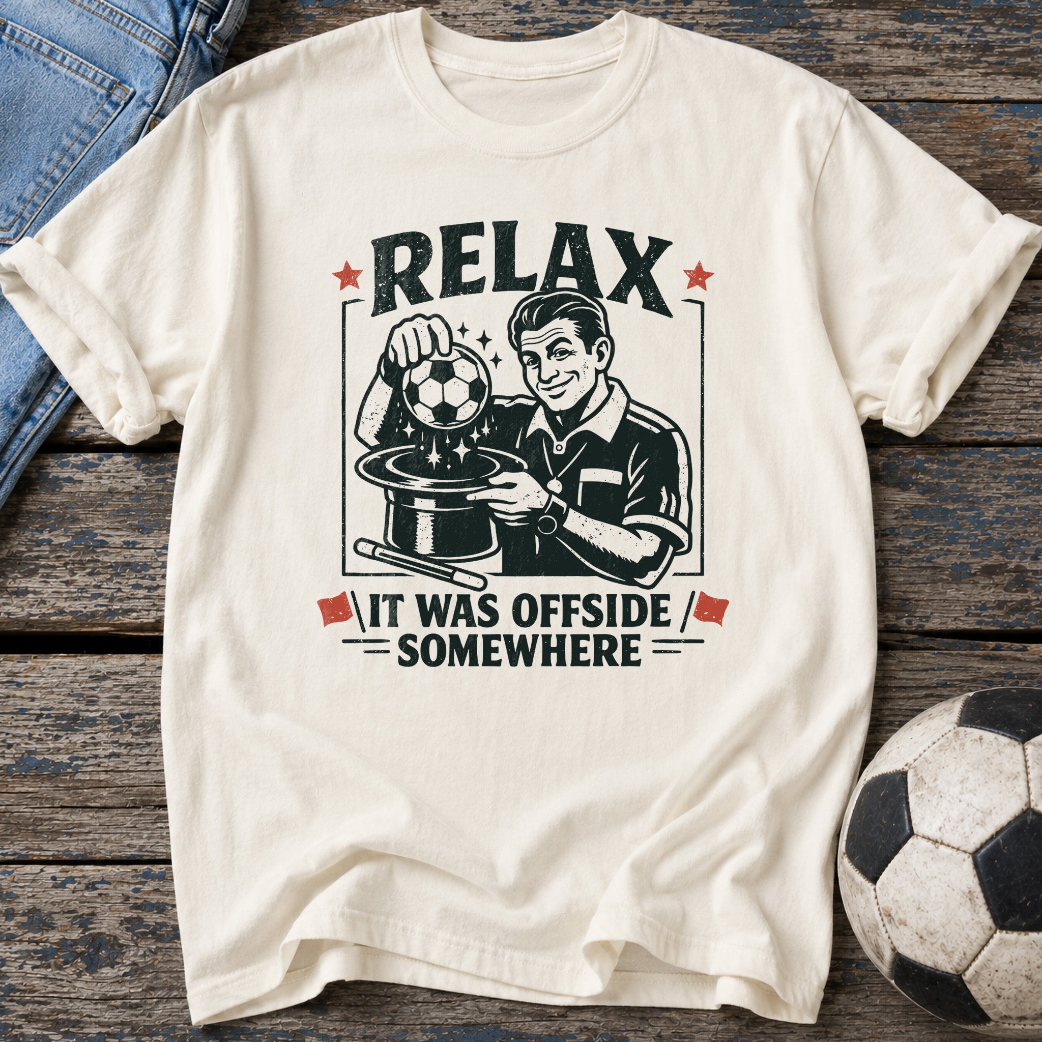 Relax It Was Offside T-Shirt