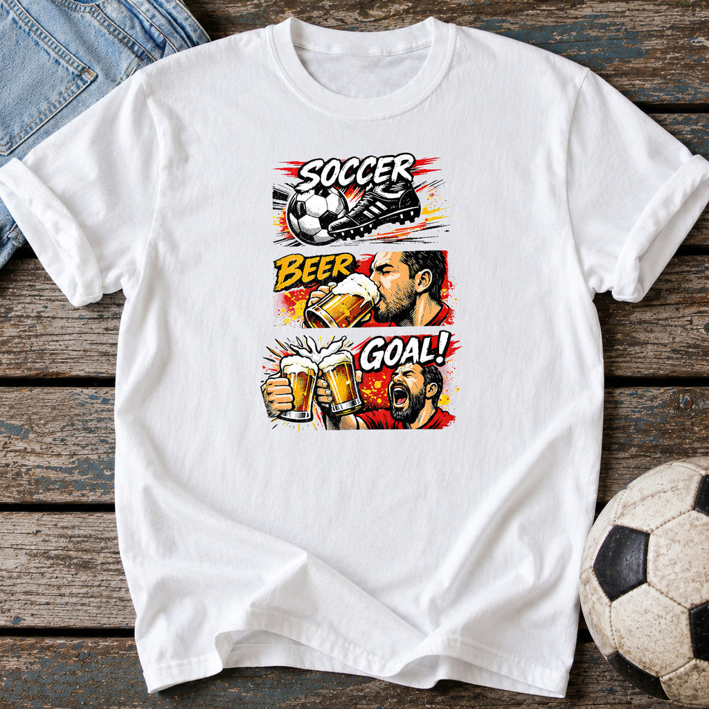 Soccer Beer Goal T-Shirt