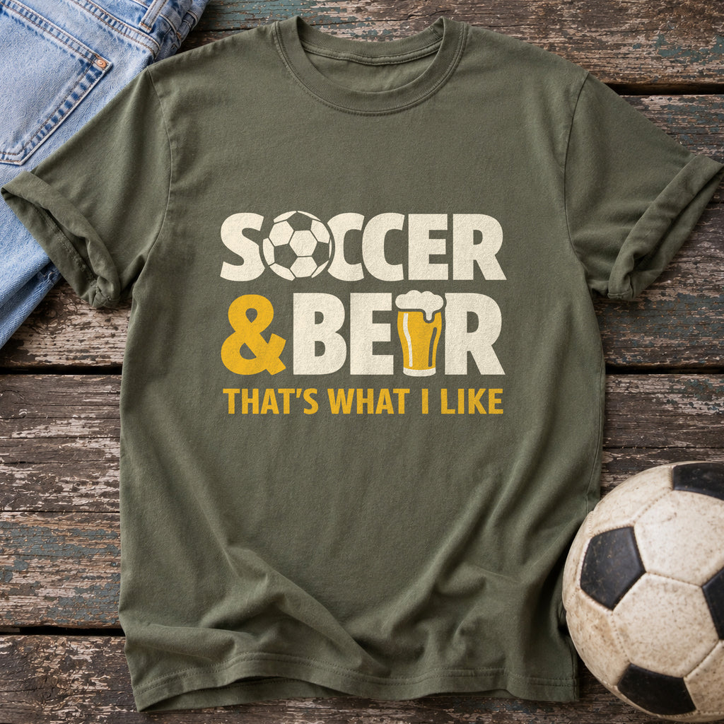 Soccer Beer Life T-Shirt
