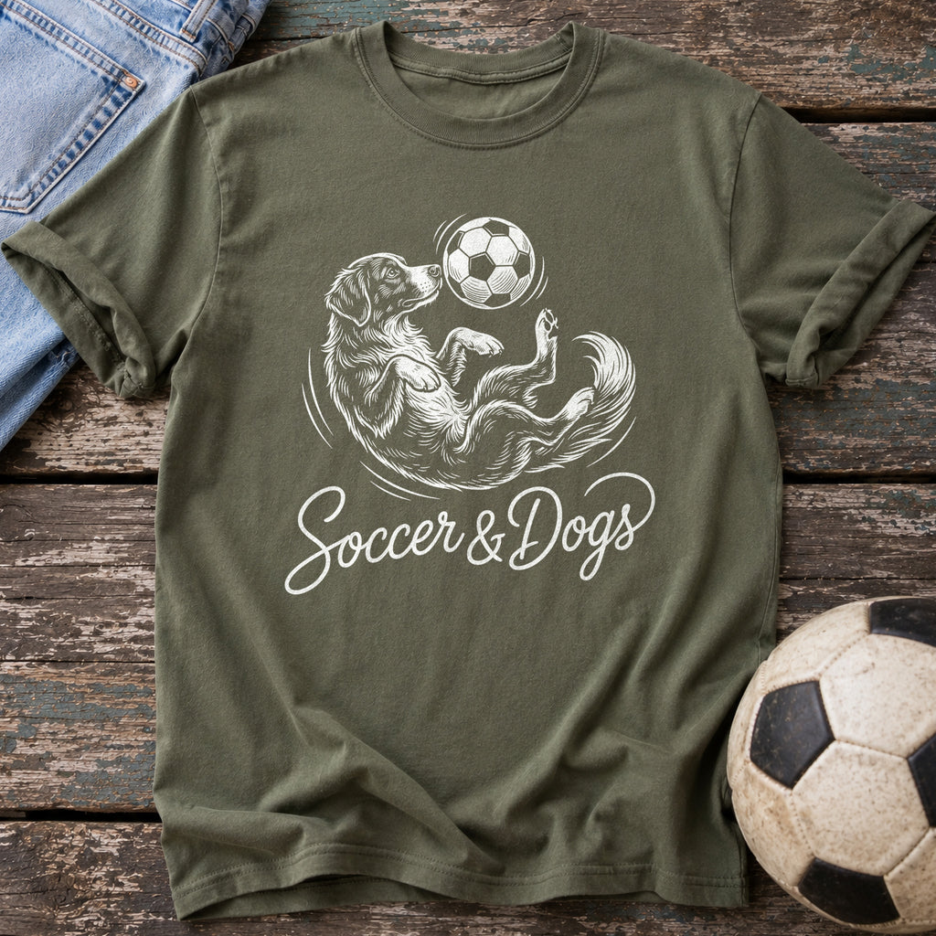 Soccer and Dogs T-Shirt