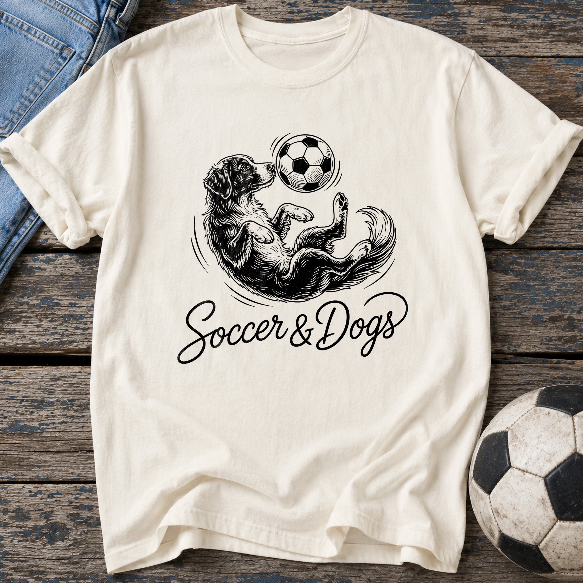 Soccer and Dogs T-Shirt