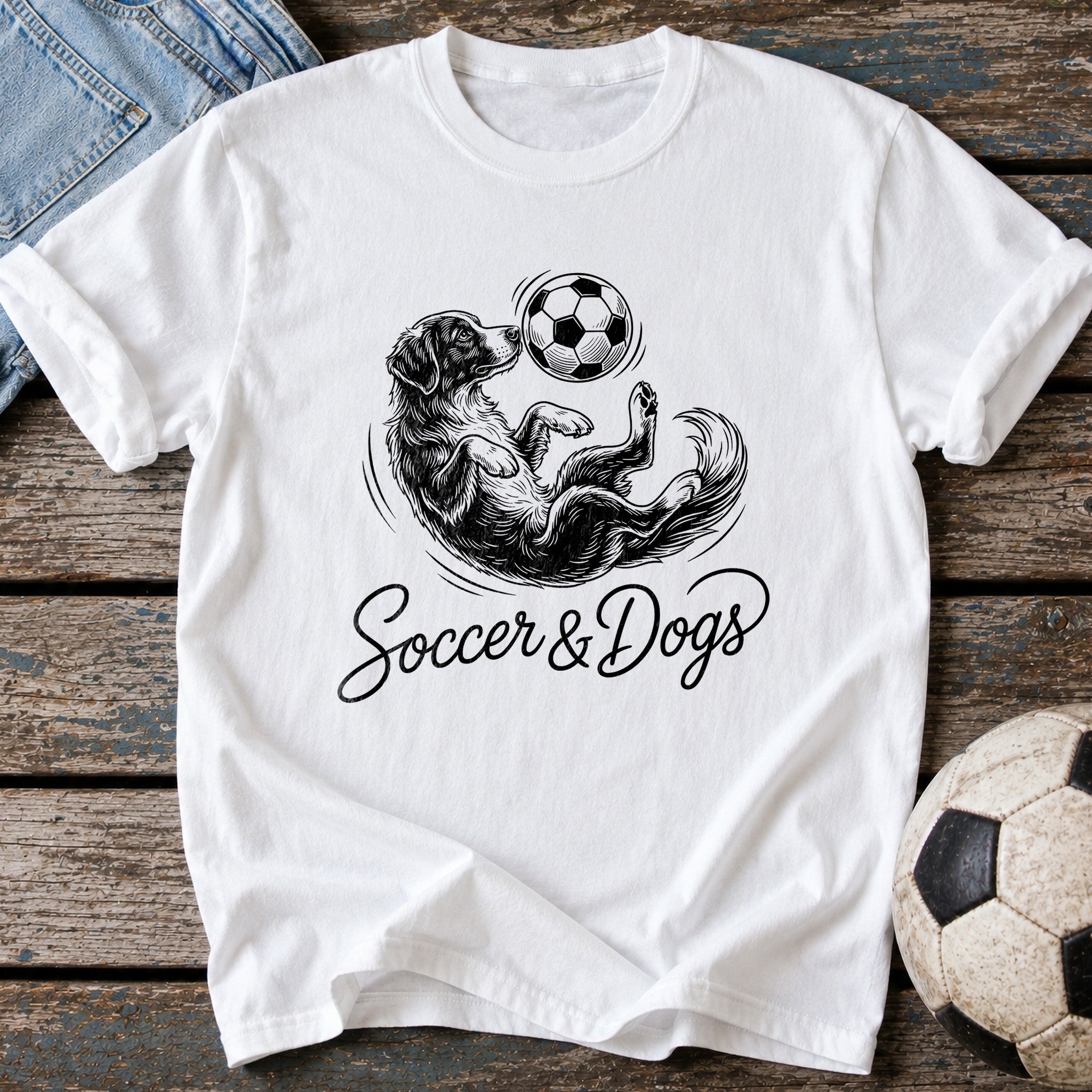 Soccer and Dogs T-Shirt