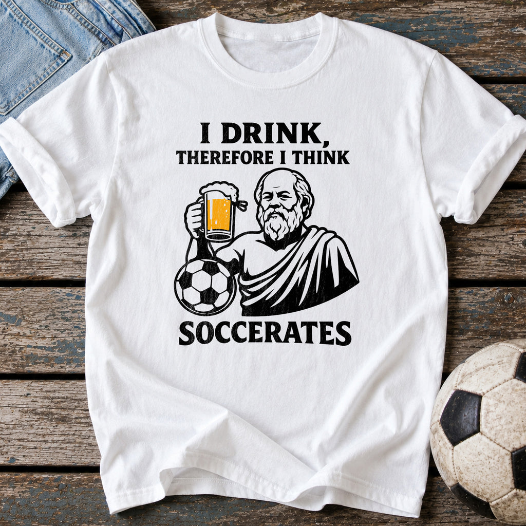 Drink Think Soccerates T-Shirt