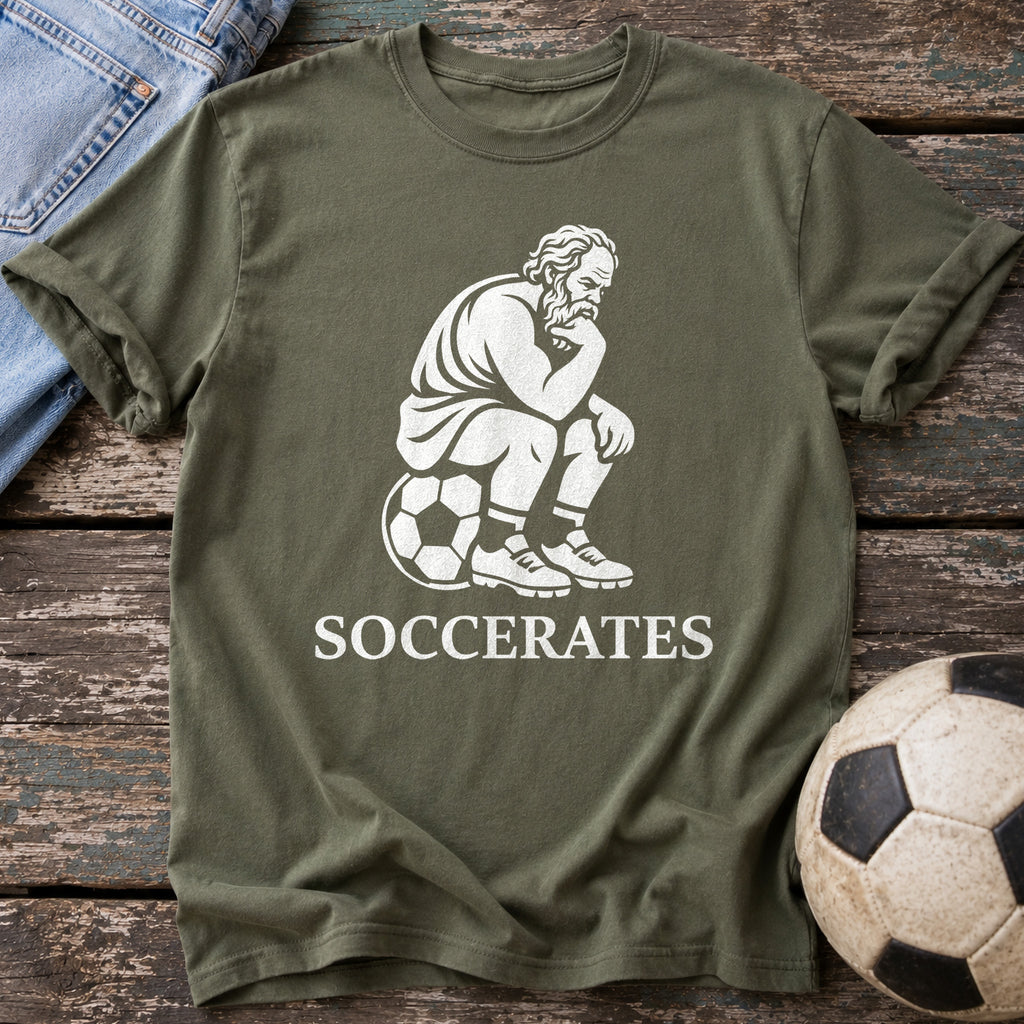 Soccerates The Thinker T-Shirt