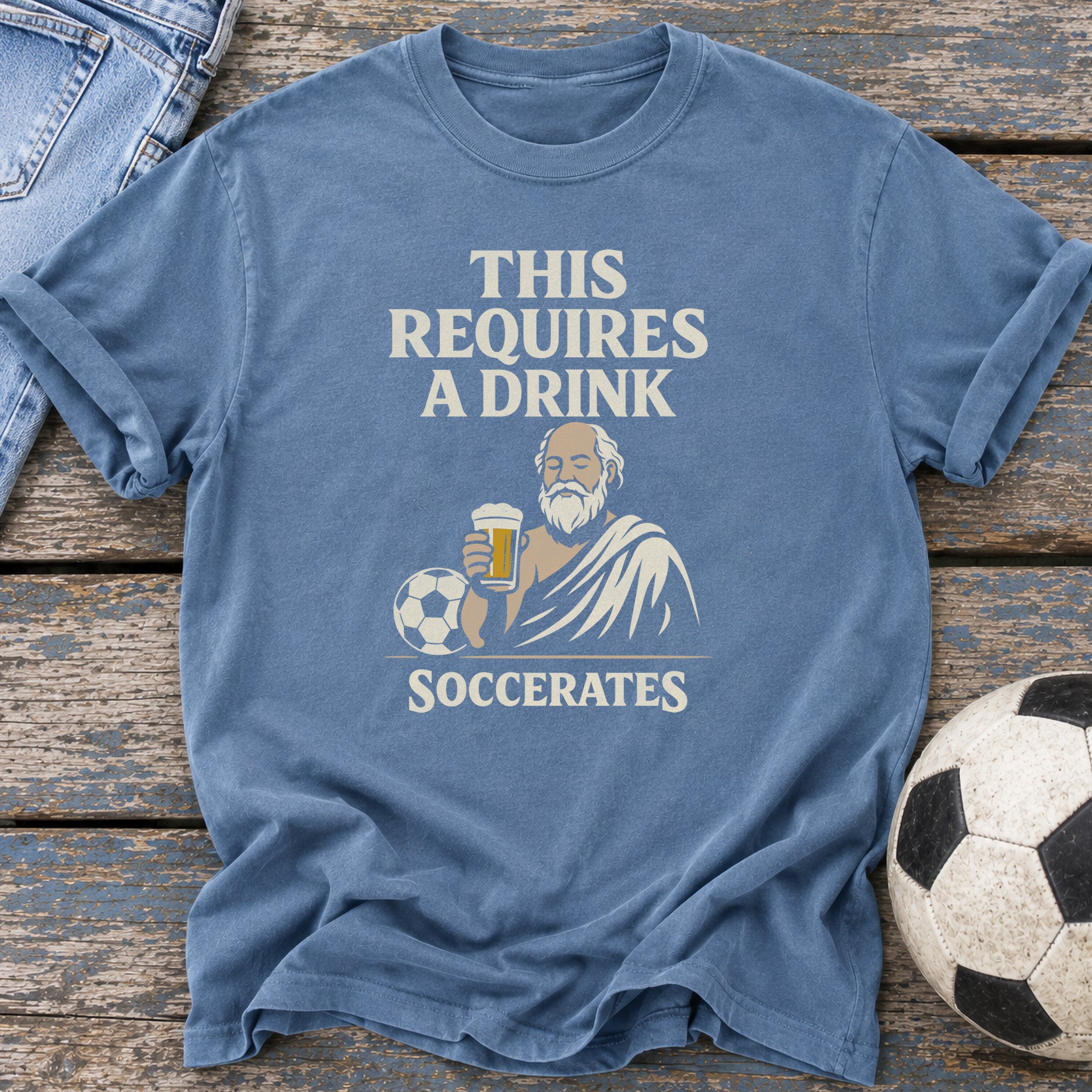 Drink Required Soccerates T-Shirt