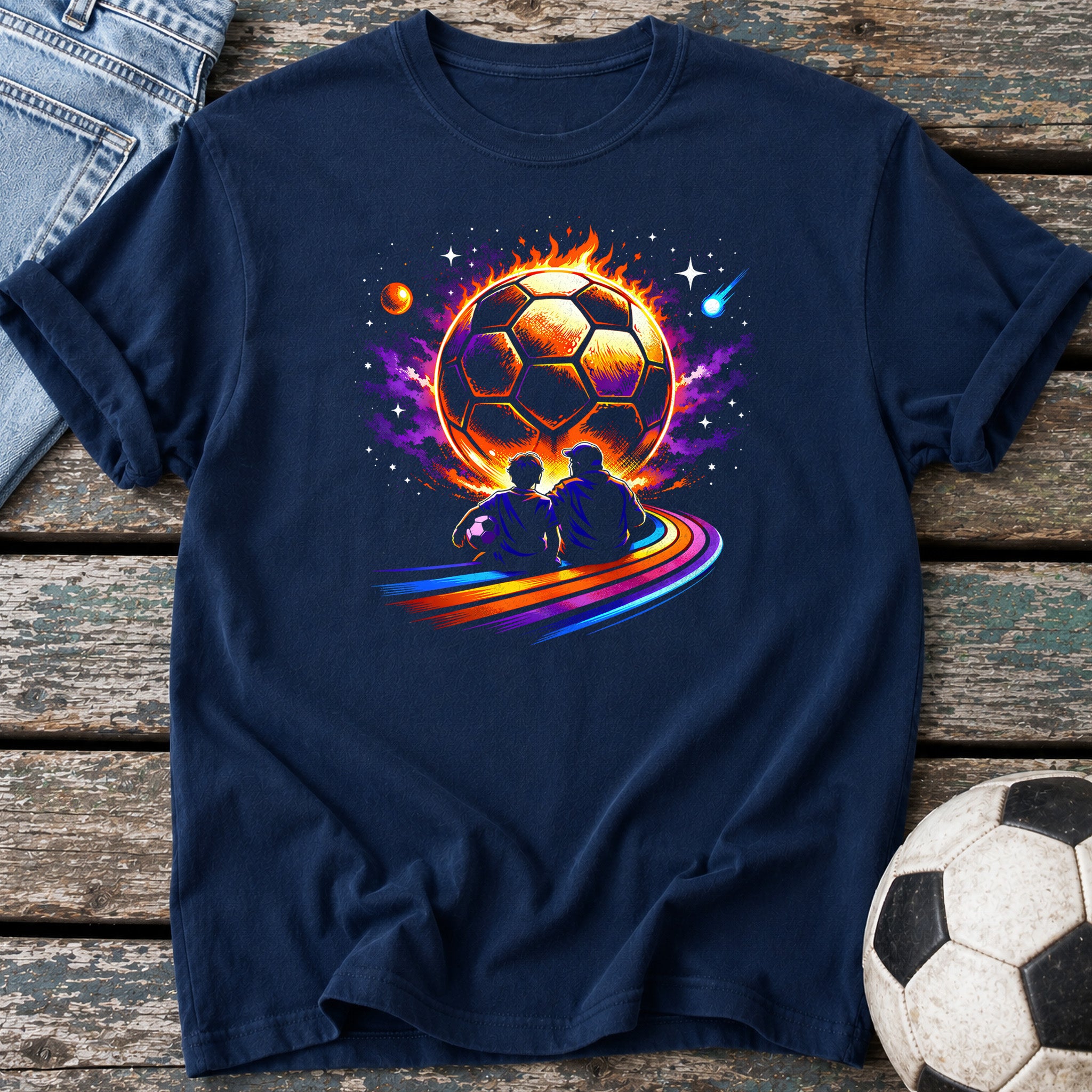 Soccer Galaxy Fireball T-Shirt