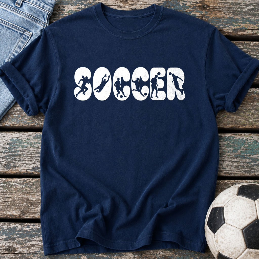 Soccer Stencil T-Shirt