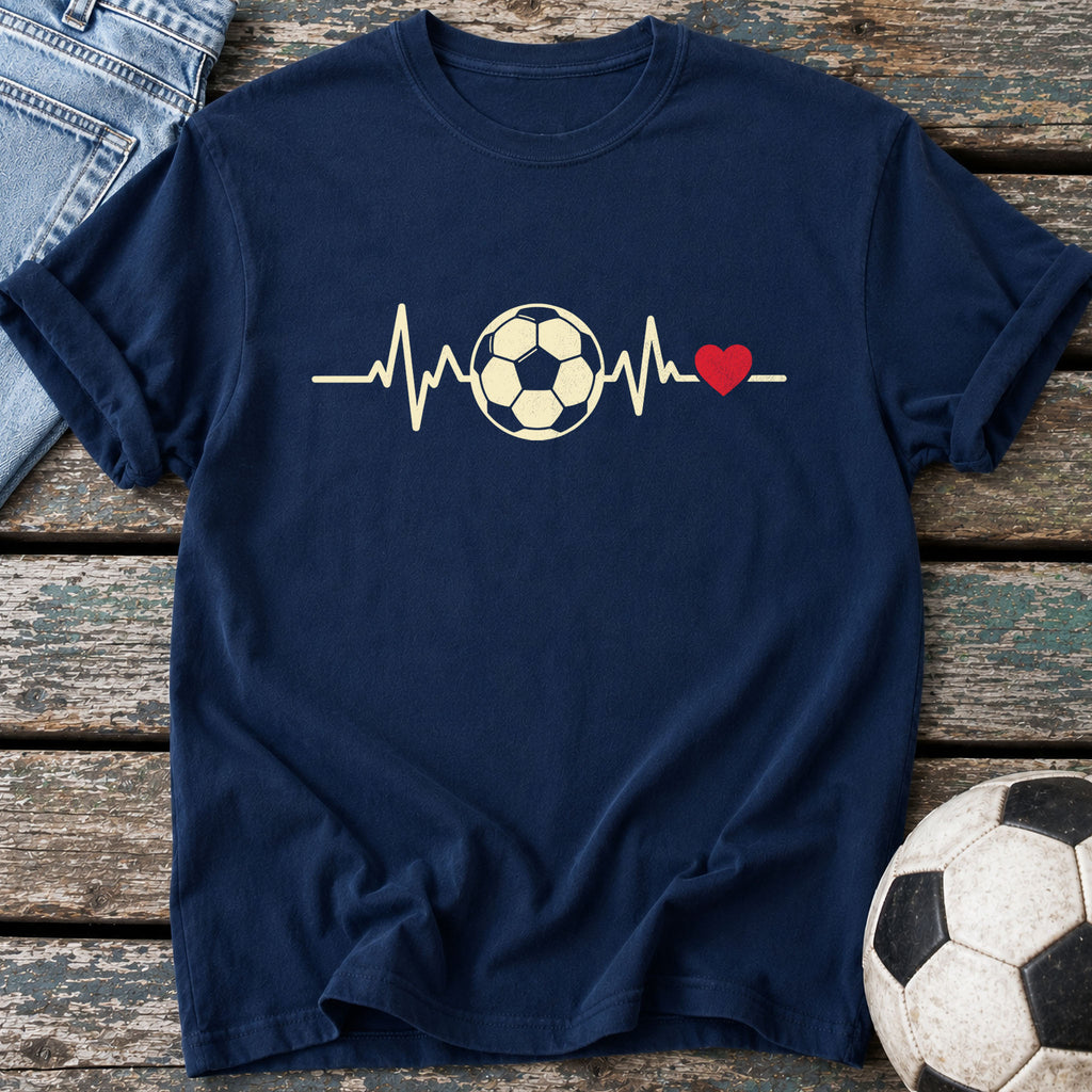 Soccer Heartbeat T-Shirt