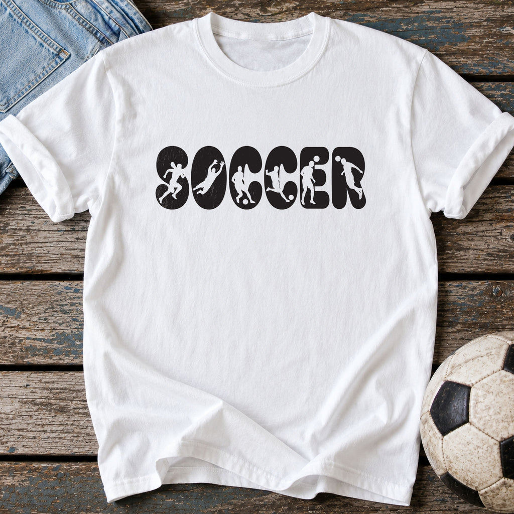 Soccer Stencil T-Shirt