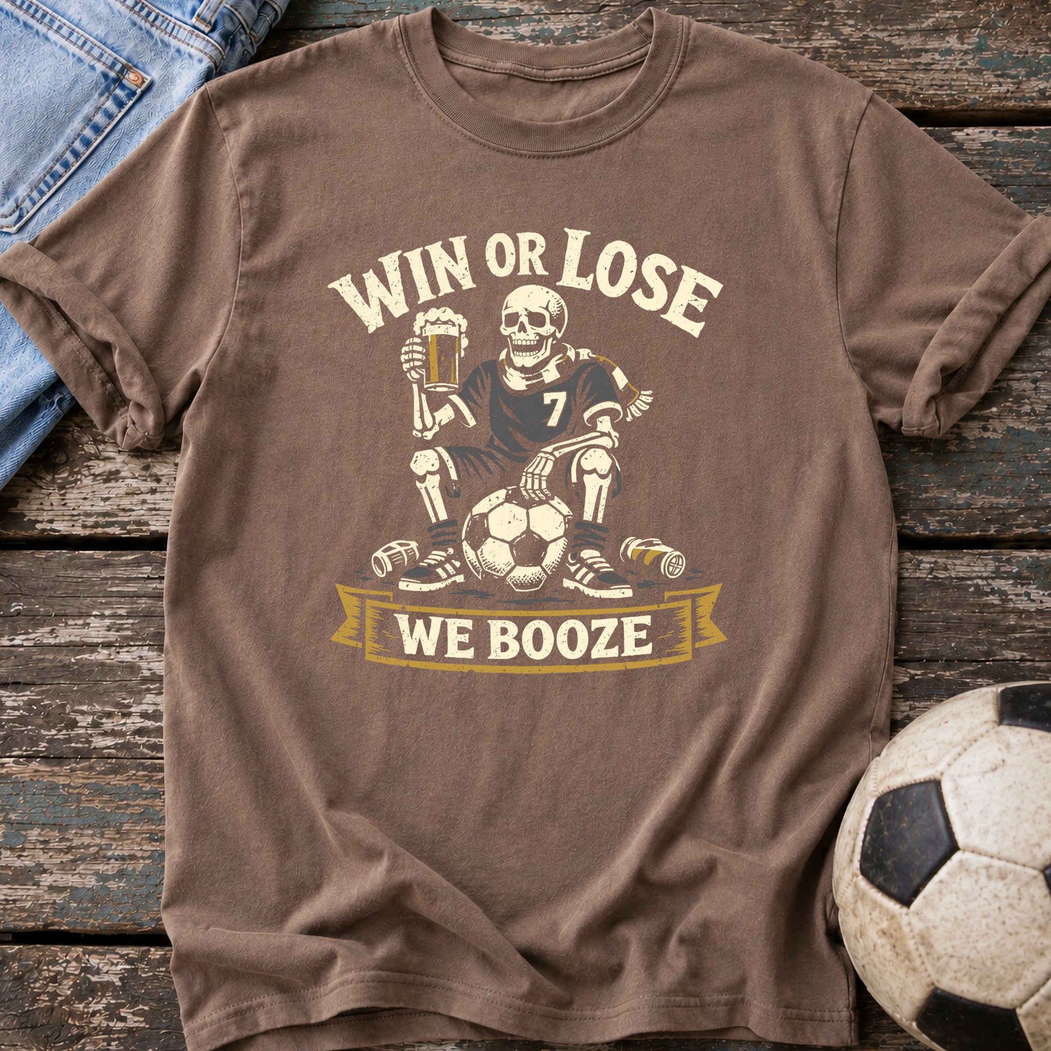 Win or Lose We Booze T-Shirt