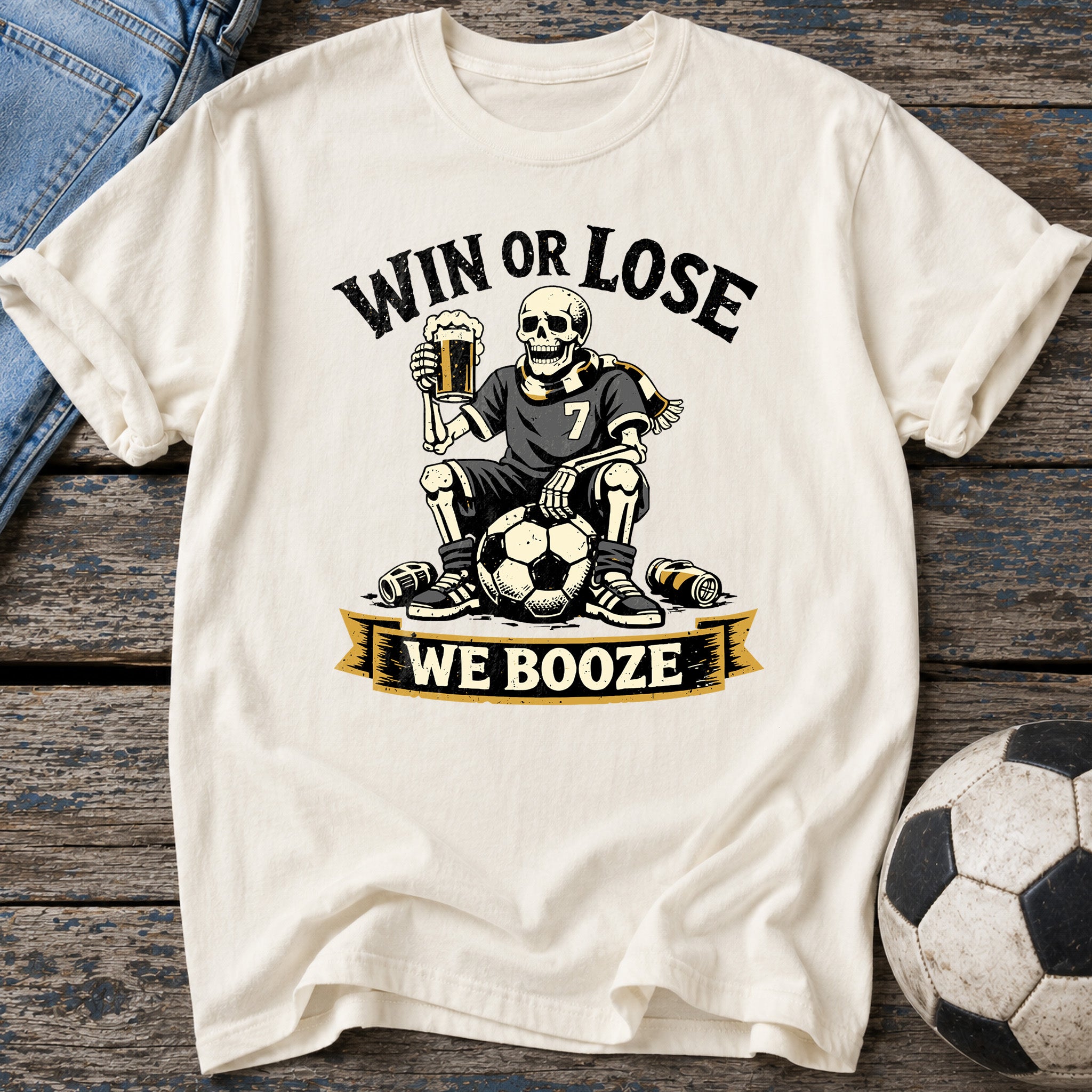 Win or Lose We Booze T-Shirt