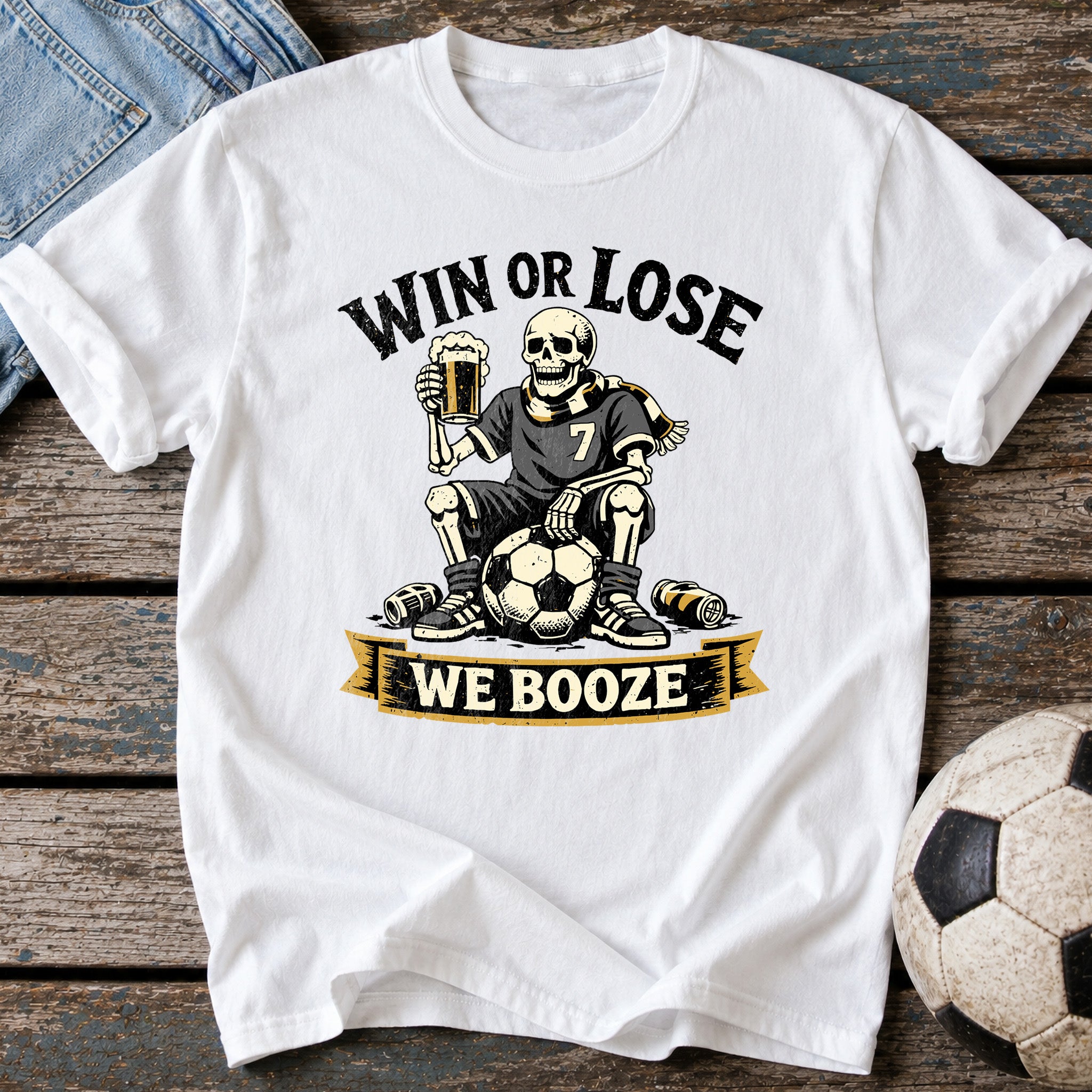 Win or Lose We Booze T-Shirt