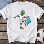 Alien Juggling Earth T-Shirt