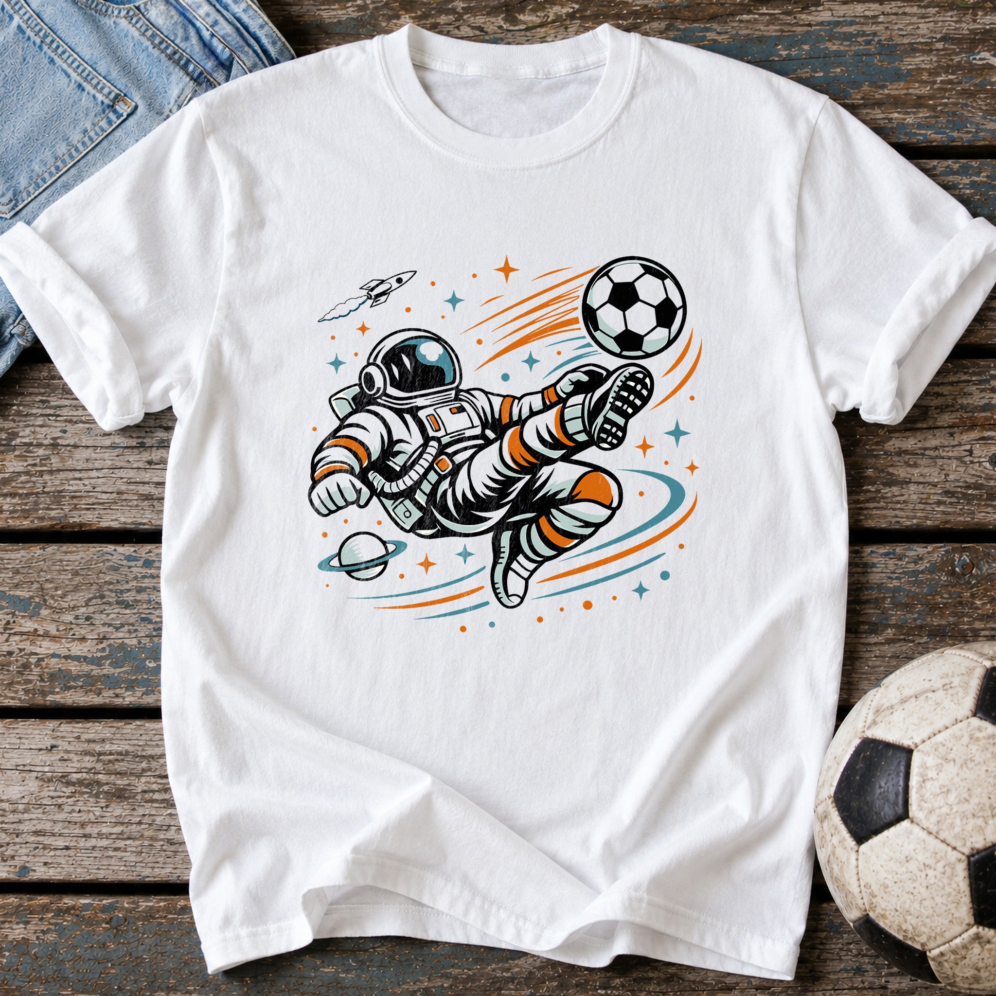 Astronaut Volley Kick T-Shirt