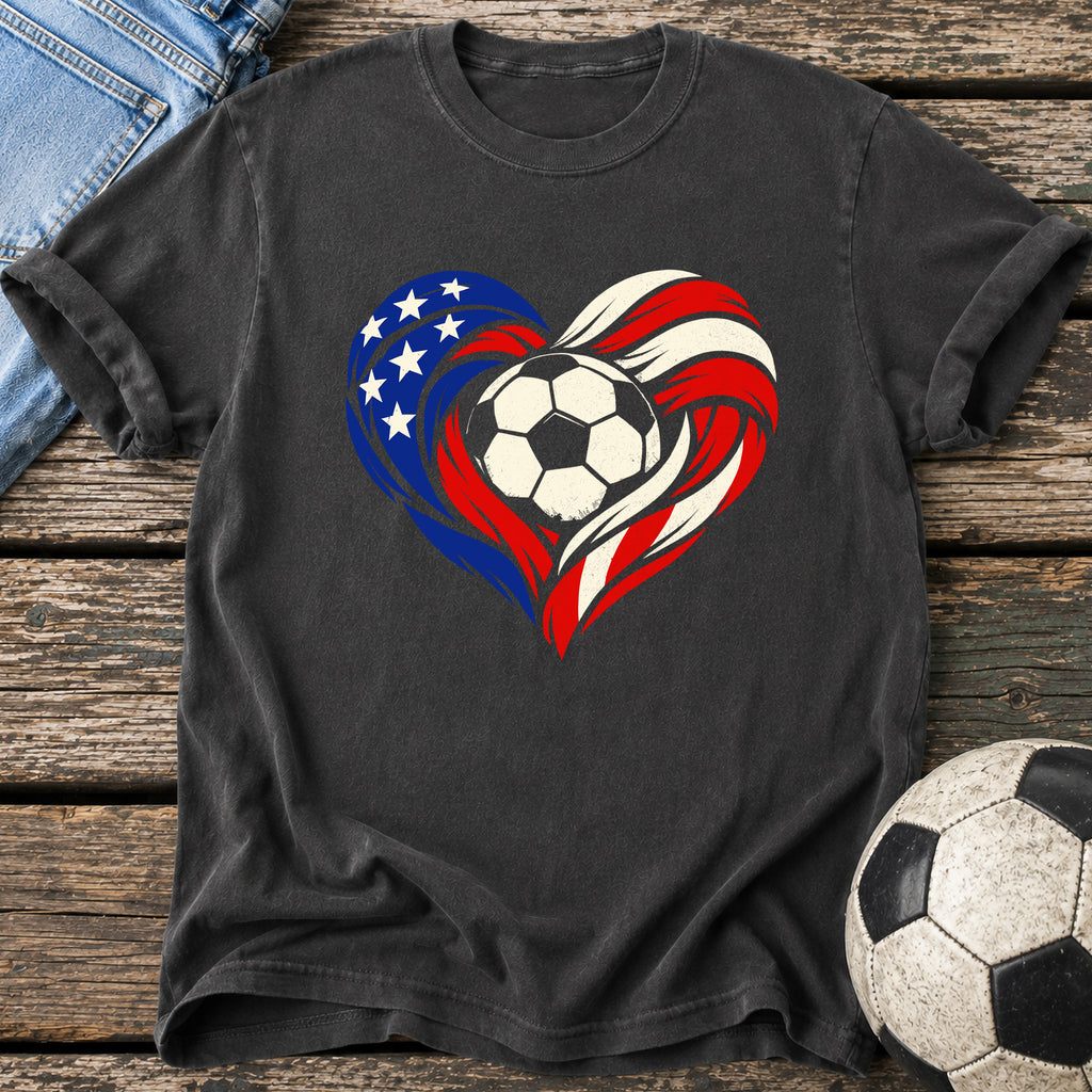 USA Heart Flag T-Shirt