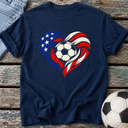 USA Heart Flag T-Shirt