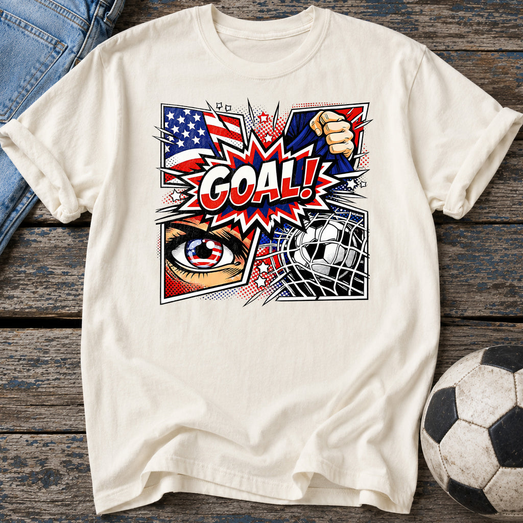 USA Goal Pop Art T-Shirt