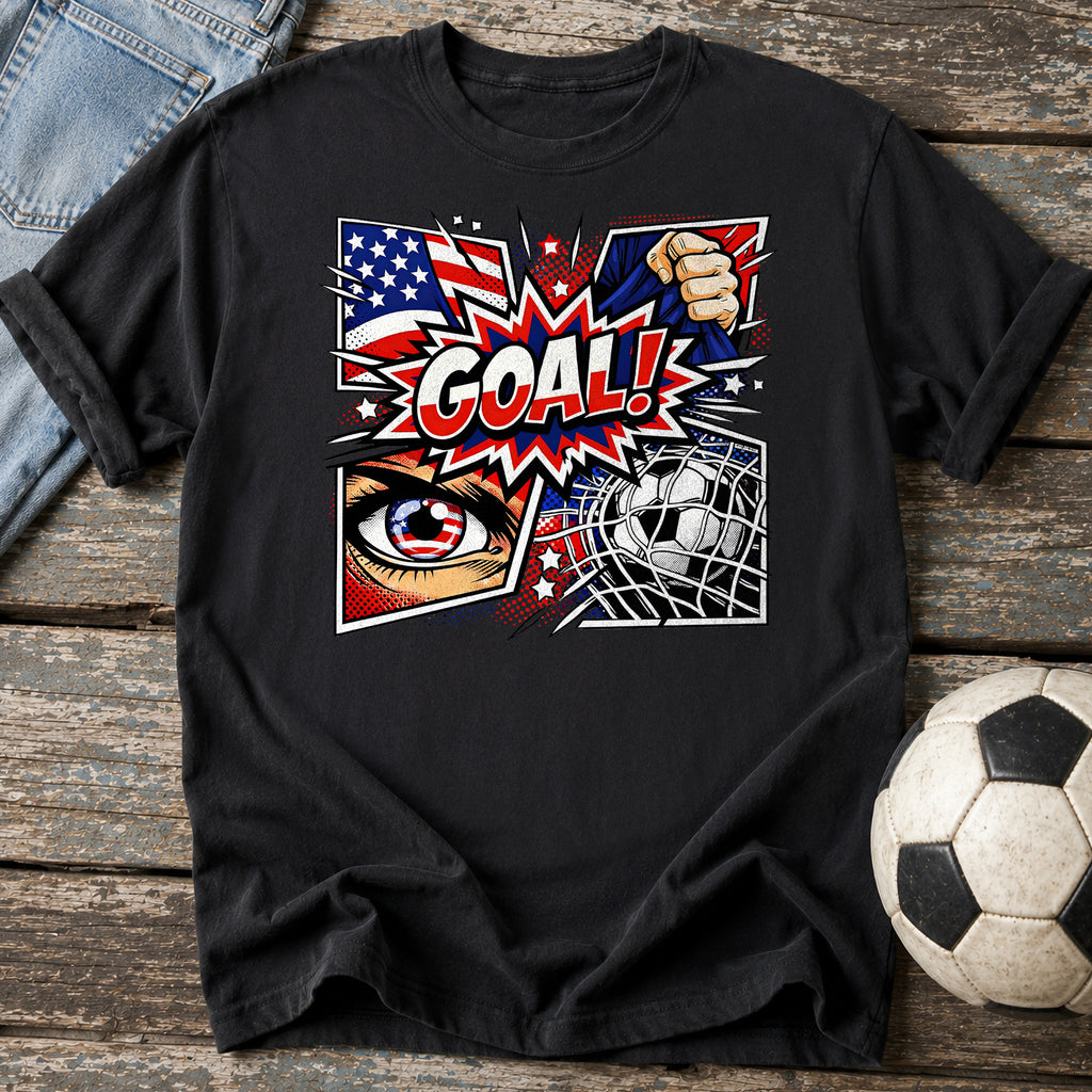 USA Goal Pop Art T-Shirt